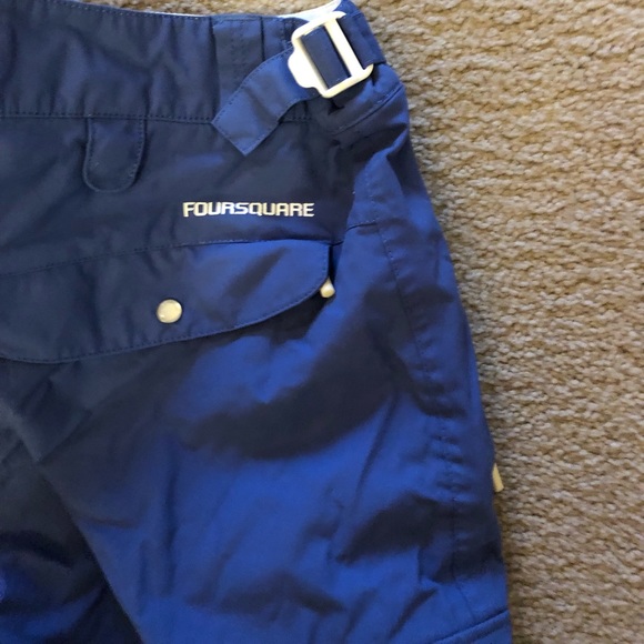 NWOT FourSquare Women’s Insulated Snow Pants Nylon Blue - Picture 3 of 7